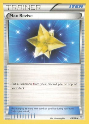 MAX REVIVE 65/83 UNCOMMON GENERATIONS POKEMON NEAR MINT