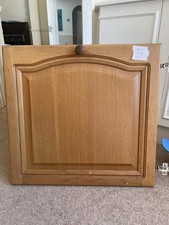 solid oak frame arched profile kitchen cupboard door 570mm high x 595mm  wide