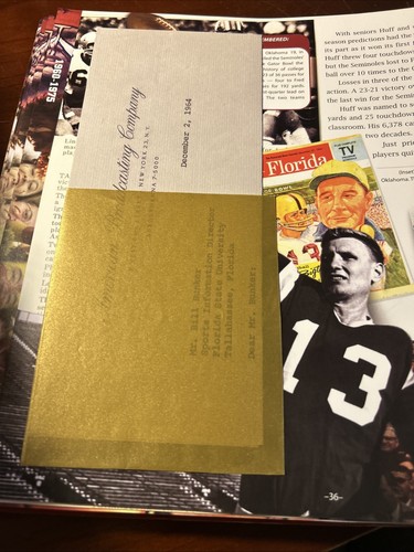 Florida State University Football Vault by John Hinds 2008 Hardback Autographed - Imagen 20 de 24