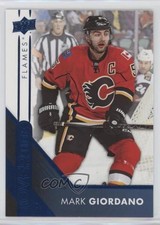 2016-17 Upper Deck Overtime Blue Foil Mark Giordano #32 2d8
