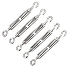 Seilspanner Edelstahl M6 5 St&uuml;ck Drahtspanner Kabel Spannschl&ouml;sser Zubeh&ouml;r