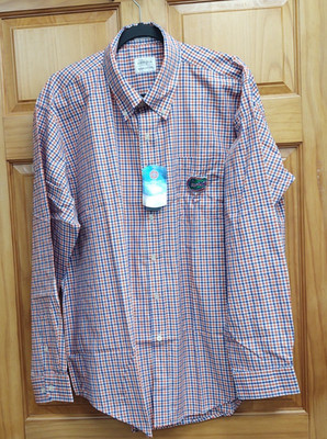 Campus Specialties Men s Size XL Florida Gators Button Up Long Sleeve Plaid