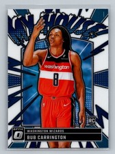 Bub Carrington 2024-25 Donruss Optic #8 My House Washington Wizards