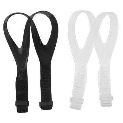 2pcs Silicone Diving Mask Strap - Swim Goggles Head Band Replacement -