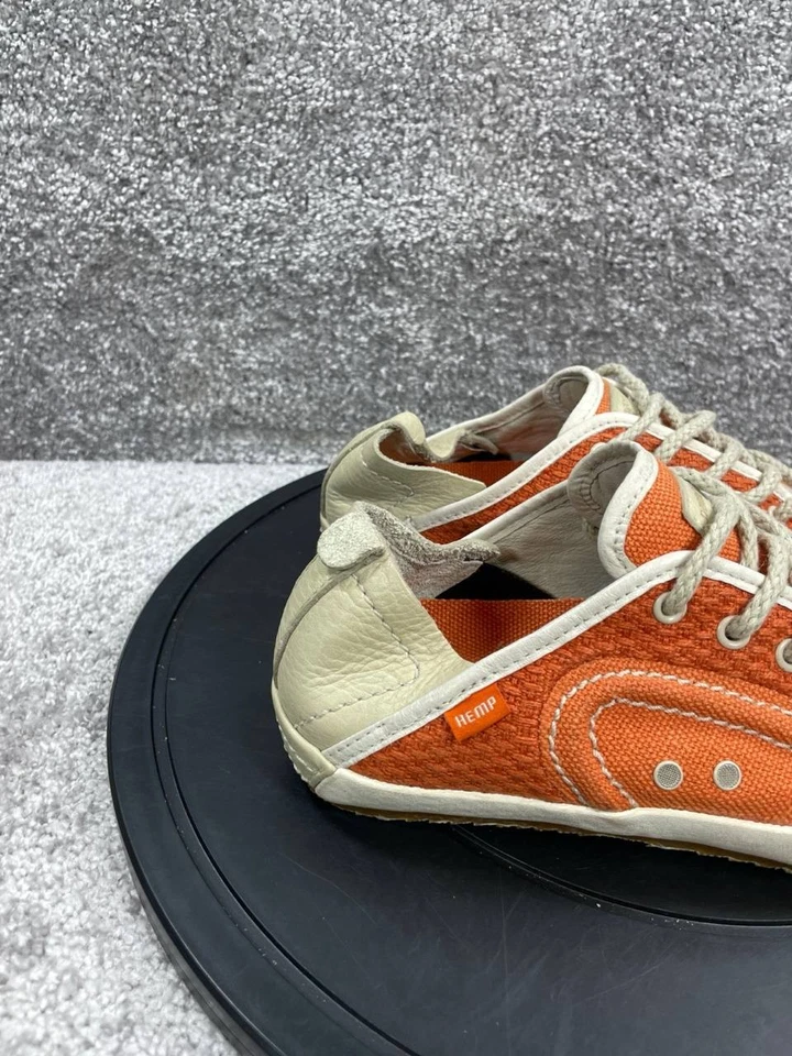 Винтажные женские туфли Patagonia размер 8 США Patrol лосось низкий верх конопля кроссовок - Изображение 3 из 4