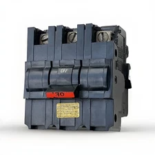 Federal Pacific FPE NA NA330 3 Pole 30 Amp Circuit Breaker 3P NA 30 FLAW CHIP