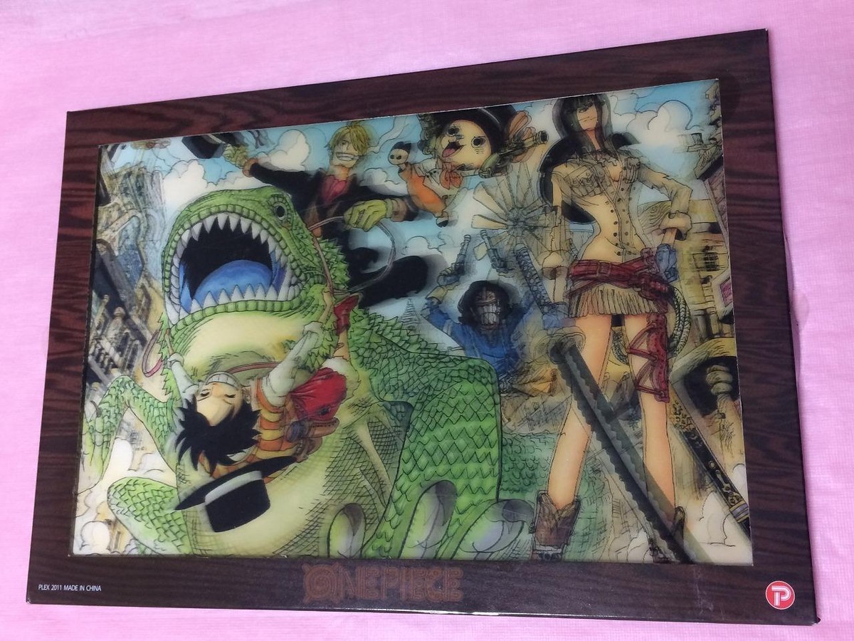 One Piece 3D Poster Board Western Version Official Original Japan