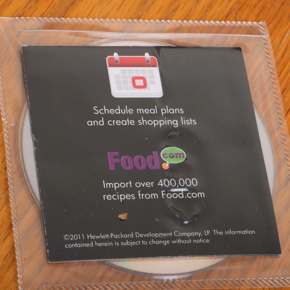 Food Network Recipe Manager CD DVD ROM No Manual Book - Image 3 of 3