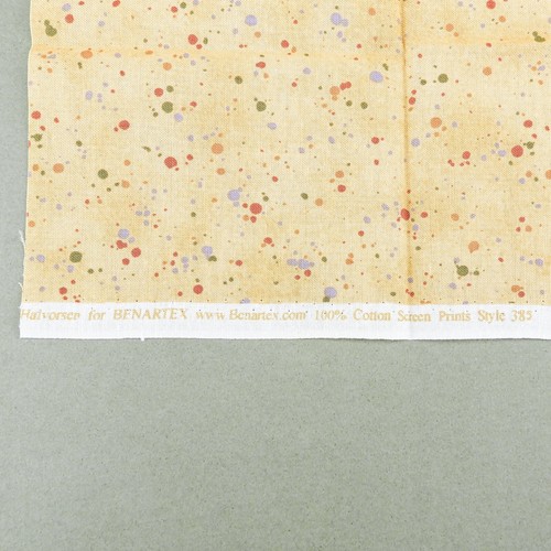Fat Quarter Fabric Lot of 6 – Yellow, Cream, Brown, Green – 18"x22” Cotton - Picture 6 of 6