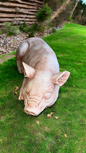Latex und Fiberglas Gießform Schlafschwein