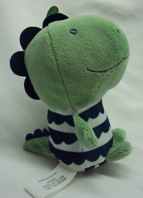 Hallmark MINI CUTE SOFT DINOSAUR BABY RATTLE 4'' Plush Stuffed Animal Toy