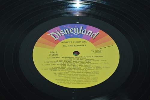 Disney Christmas All Time Favorites 1981 Vinyl Album 12" - IV-8150 - Foto 7 di 7