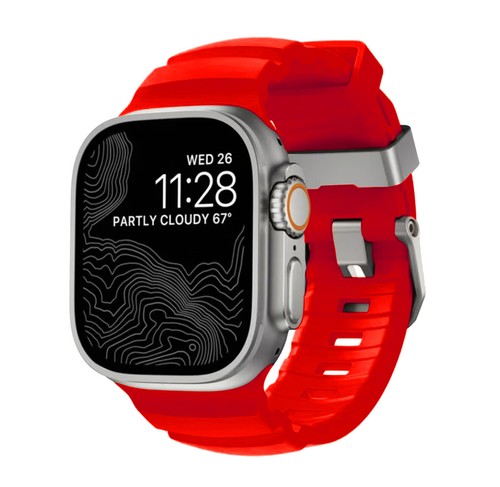 Bracelet sport silicone 42/44/45/46/49 mm pour Apple Watch Ultra 10 9 8 7 6 5 4 - Photo 32 sur 42