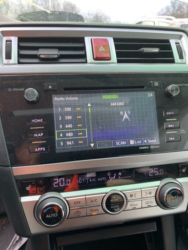 2015 SUBARU OUTBACK NAVIGATION DISPLAY RADIO RECEIVER OEM 86271AL67A - Picture 11 of 13