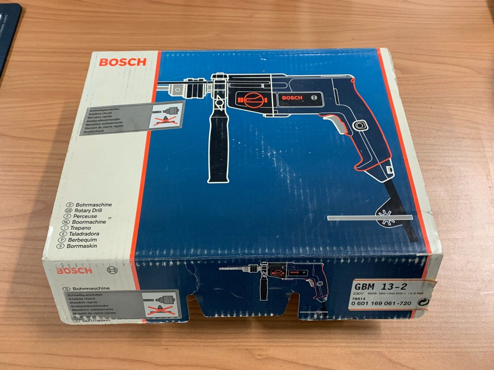 Trapano Elettrico Bosch GBM 13-2 RE: Prestazioni Professionali Blu
