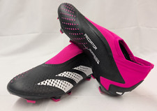 Adidas Mens Predator Accuracy FG Soccer Cleats Size 8.5 Black Pink GW4557 New