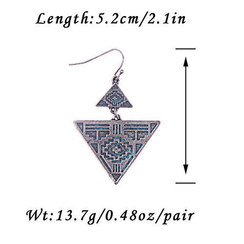 Pendientes colgantes/redondos étnicos redondos multicolor estilo bohemio vintage para mujer - Imagen 71 de 85