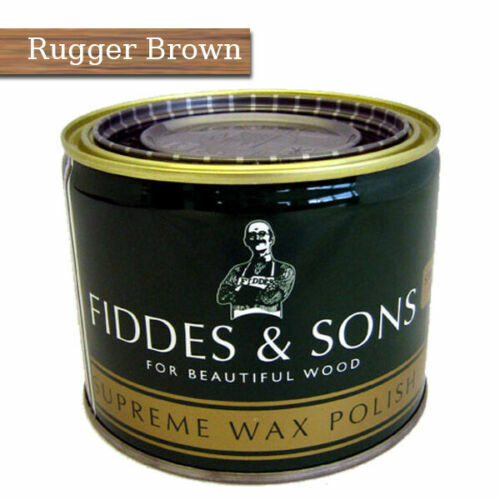Fiddes & Sons Furniture Supreme Wax Polish - Rugger Brown 14ml /13.53 fl.oz - Picture 1 of 2