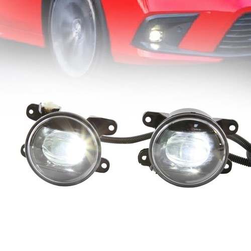 2Pcs Led White Front Fog Lights for Honda Civic Sedan 20222023 w/Cable