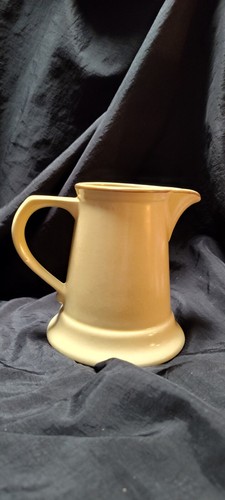 Large Creamer Pfaltzgraff Village Yellow And Brown VTG 1970s Glazed Stoneware - Picture 2 of 6