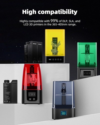 3D Printer Resin, 1KG Strong Durable Nylon Like 3D Resin for LCD DLP SLA - 第 3/9 張圖片