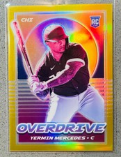2021 Chronicles Baseball MLB #8 Yermin Mercedes /10 Gold Prizm Overdrive Insert