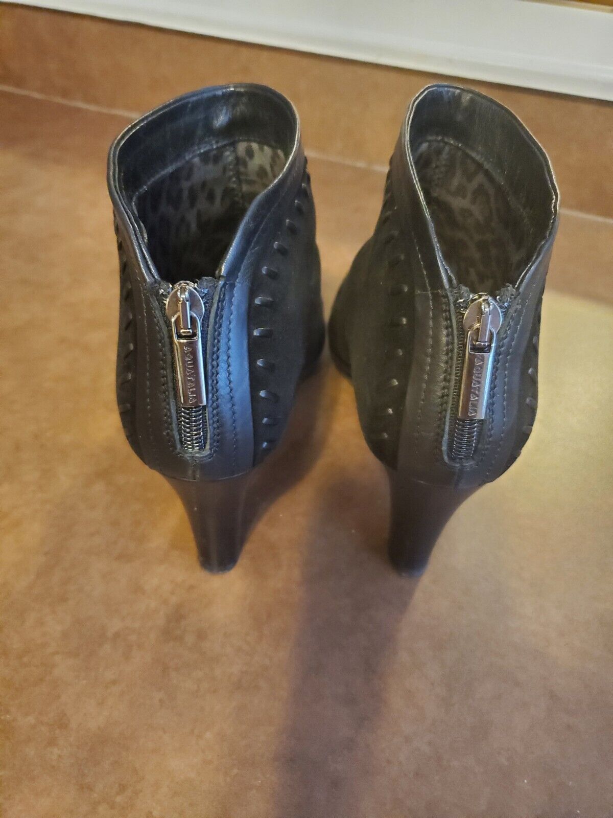 Aquatalia Marvin K Riley Womens Black Suede Boots - image 3