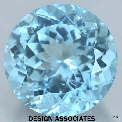 SKY BLUE TOPAZ 3.5  MM ROUND CUT  AAA ALL NATURAL 4  PIECE SET (166746)