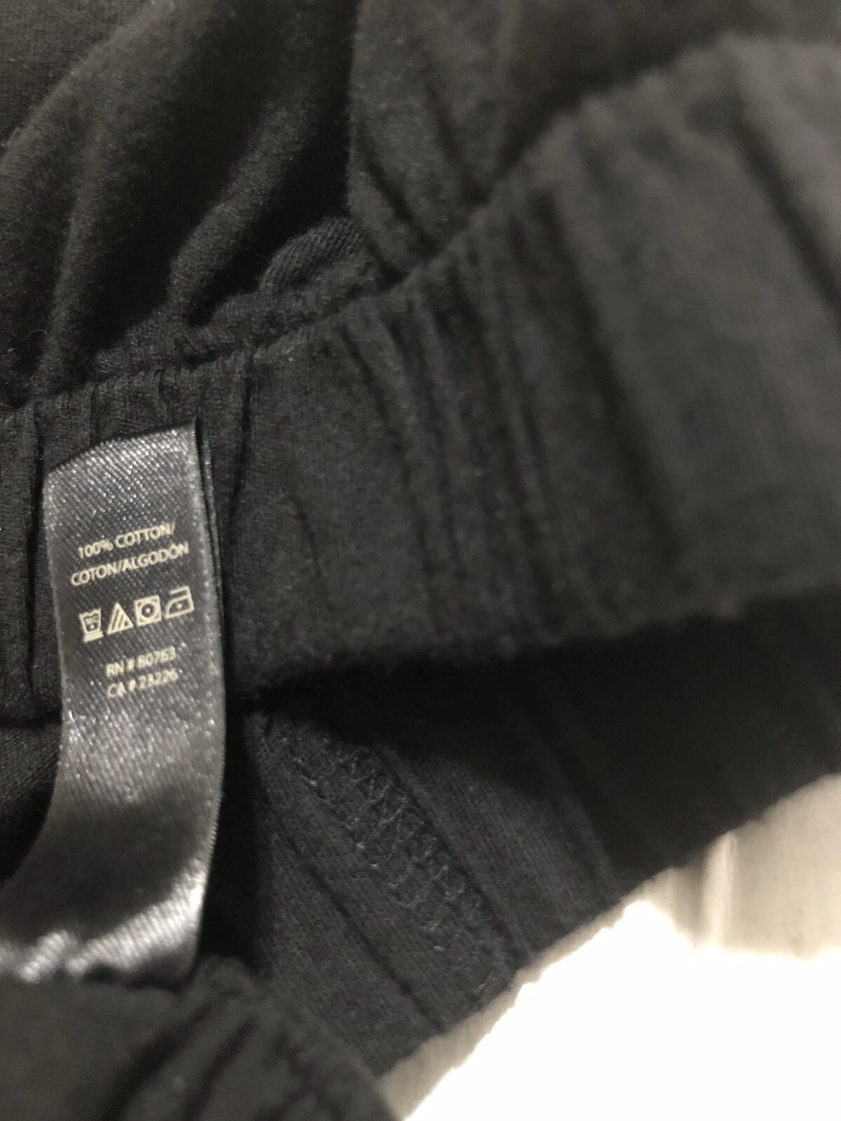 UNDERCOVER VS TEE SHOP Victorias Secret abito donna nero cotone maniche ad aletta taglia S