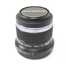 Near Mint Olympus M.Zuiko Digital 45mm F/1.8 Portrait Prime Lens Black O0022