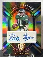 2024 Gold Standard - Keith Byars /99 Golden Oldies Auto /99 #GO-KBS Eagles