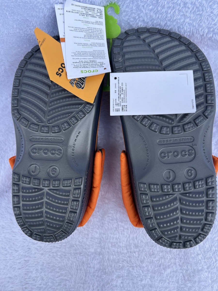 Orange Naruto Crocs J6 (women 8)men 7 | eBay