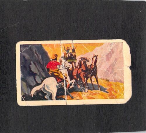 M0237 Hoadleys Wild West #42 Jesse James Hold-Up Trade Card - Picture 1 of 2