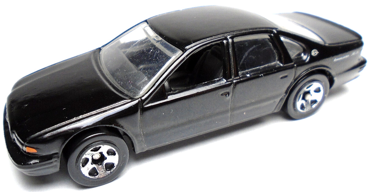 2020 HOT WHEELS '96 CHEVY IMPALA SS BLACK 1:64 DIECAST 3" CAR WITH SILVER RIMS