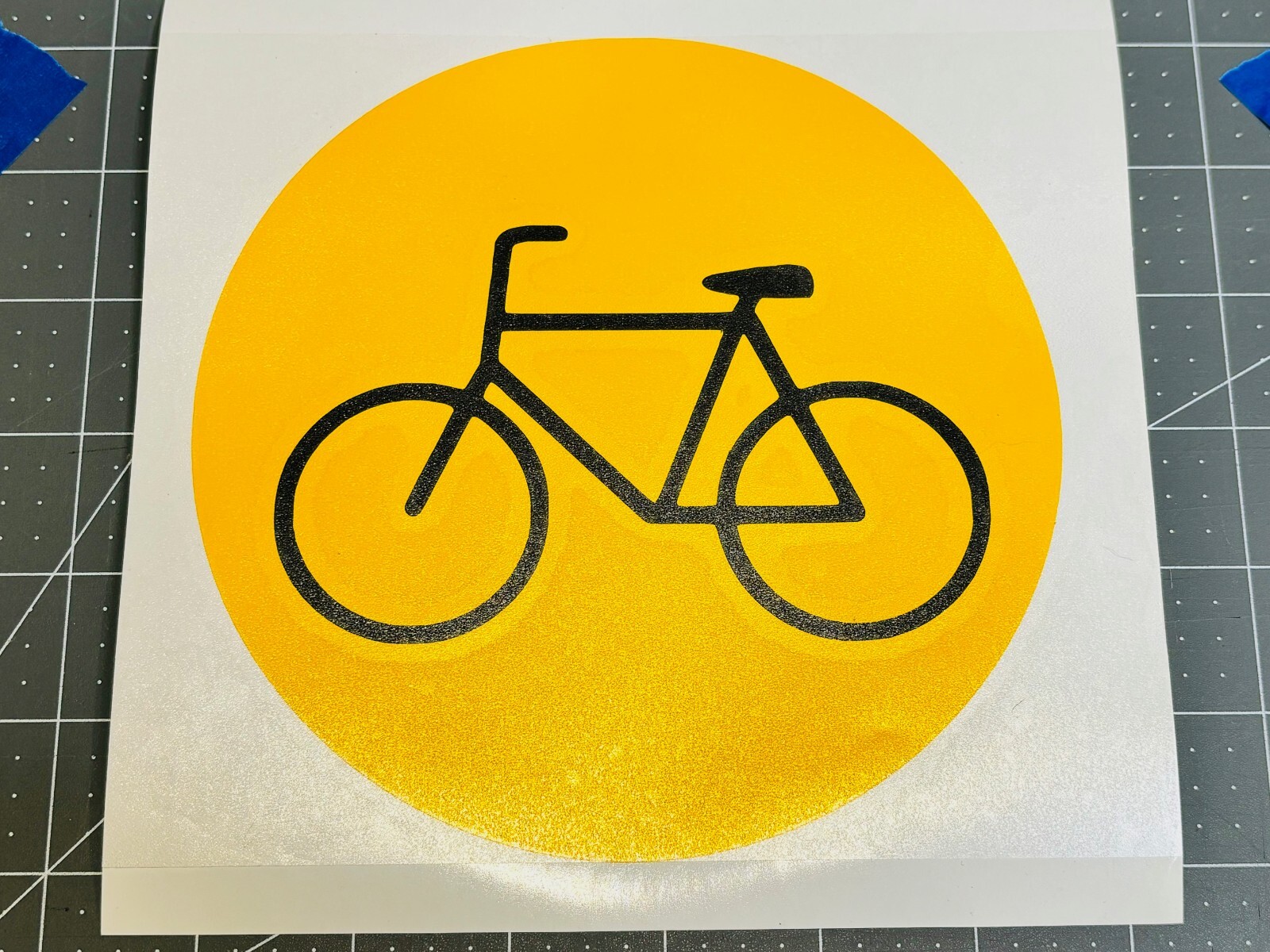 European Style Bicycle Crossing Vinyl Decal - Many Size Options & FREE ...
