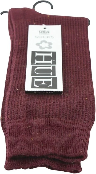 Calcetín Waffle Tweed para mujer Hue 1 par Cinnaberry Foto 2 de 2