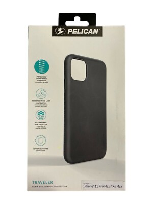 Pelican Traveler Rugged Series Case For iPhone 11 Pro Max Only  Black - Main Image