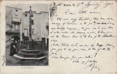 Old postcard Royat La Croix (1238573)