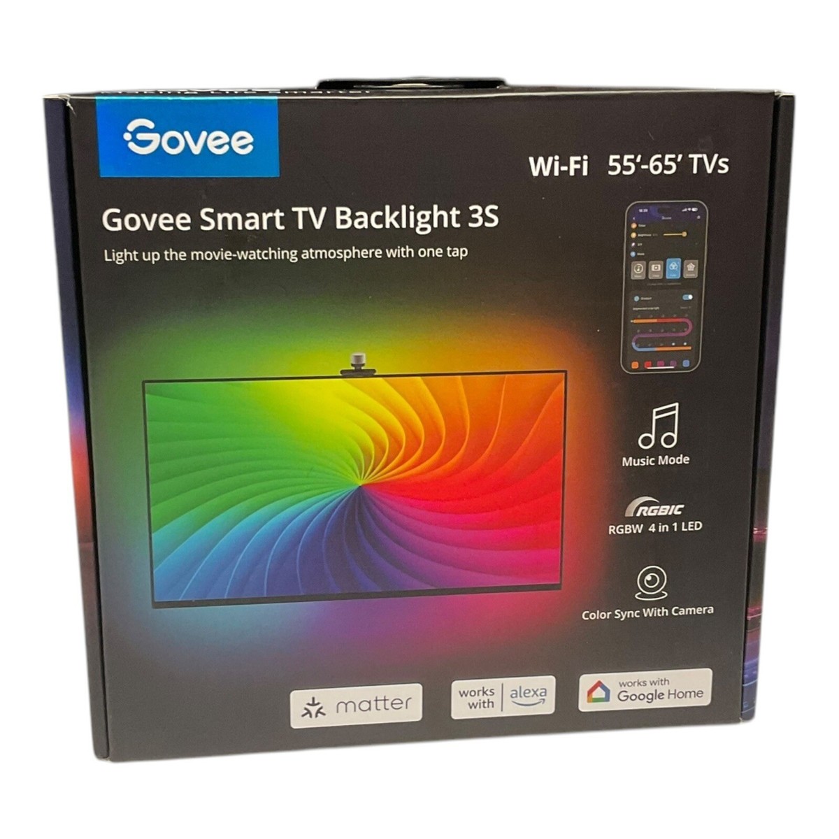 Govee TV バックライト 3 ライト キット (55～65 インチ TV) Govee TV Backlight 3 Lite | Govee US