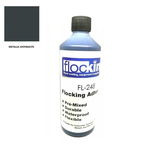 Adhesivo Flocking Pegamento Azul Marino Pigmentado 4 a 5 SQM Plus Cobertura FL-248 - Imagen 3 de 12