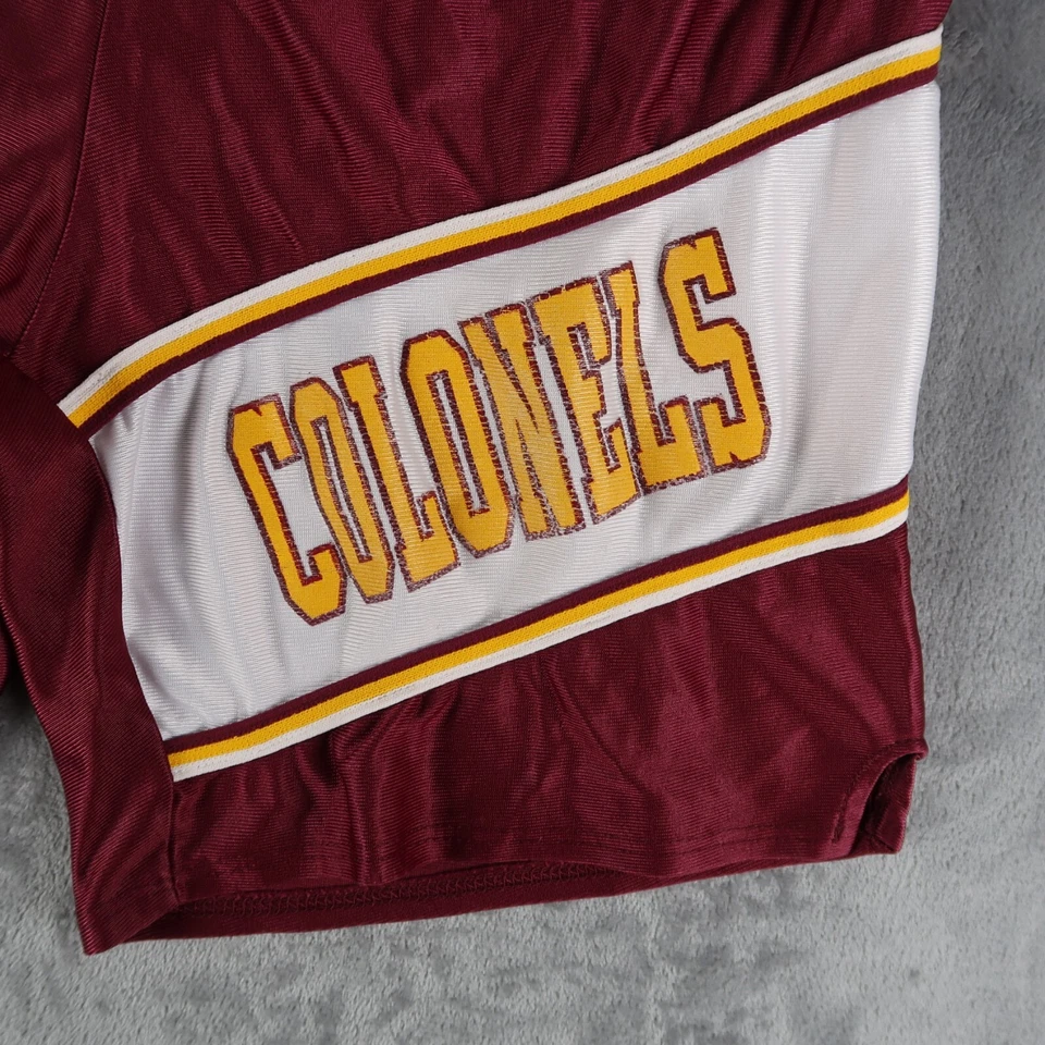 Pantalones Cortos De Baloncesto Russell Atléticos Para Hombre Talla 36 Colonels De Colección Años 80 EE. UU. Foto 3 de 4