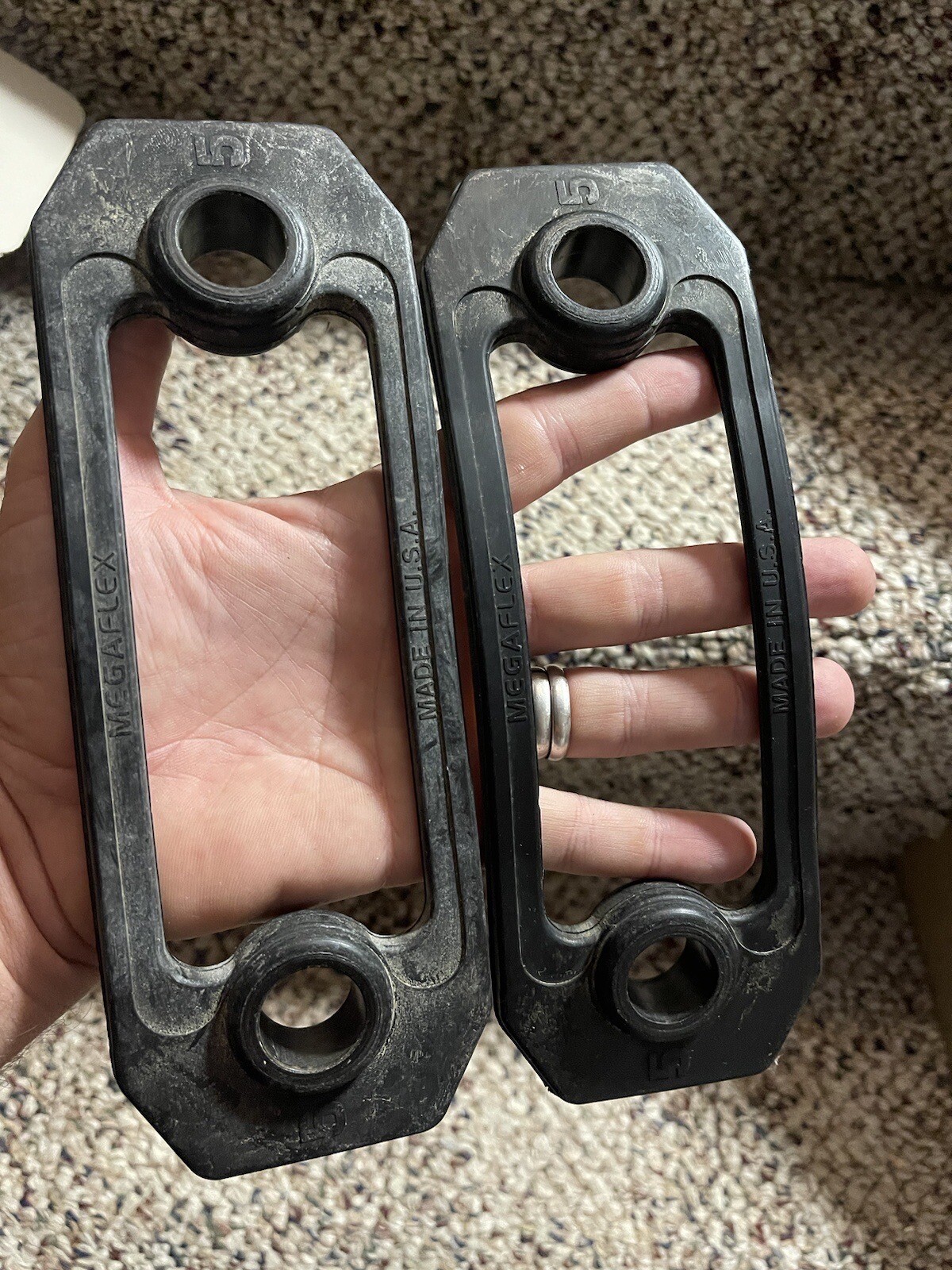 RARE 25lb 5 Lb MegaFlex Resistance Bands Body by Jake DP for Life Set