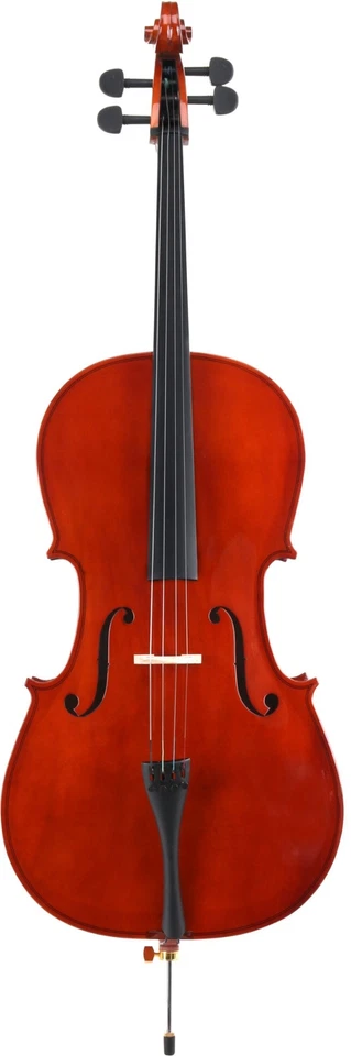 Violoncello 4/4 Principianti Cello Set Studente Con Archetto Custodia 4 Cordas - Immagine 3 di 4