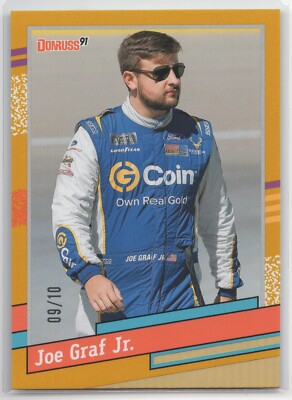 2024 Panini Donruss NASCAR JOE GRAF JR. #131 Gold '91 Retro /10