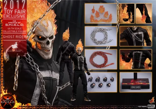 Nuevo Hot Toys TMS 005 Marvel's Agents of S.H.I.E.L.D. SHIELD Ghost Rider en stock