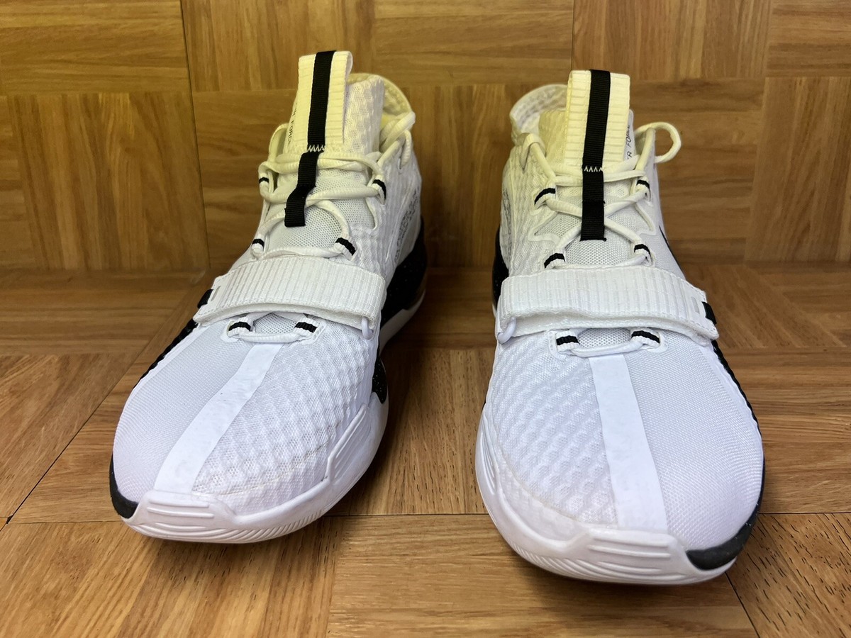 Size 10.5 Rare Nike Air Force Max 180 TB Pro Low White Nike Air Force Max 180 Low TB Pro College Black White Shoe  main image 3