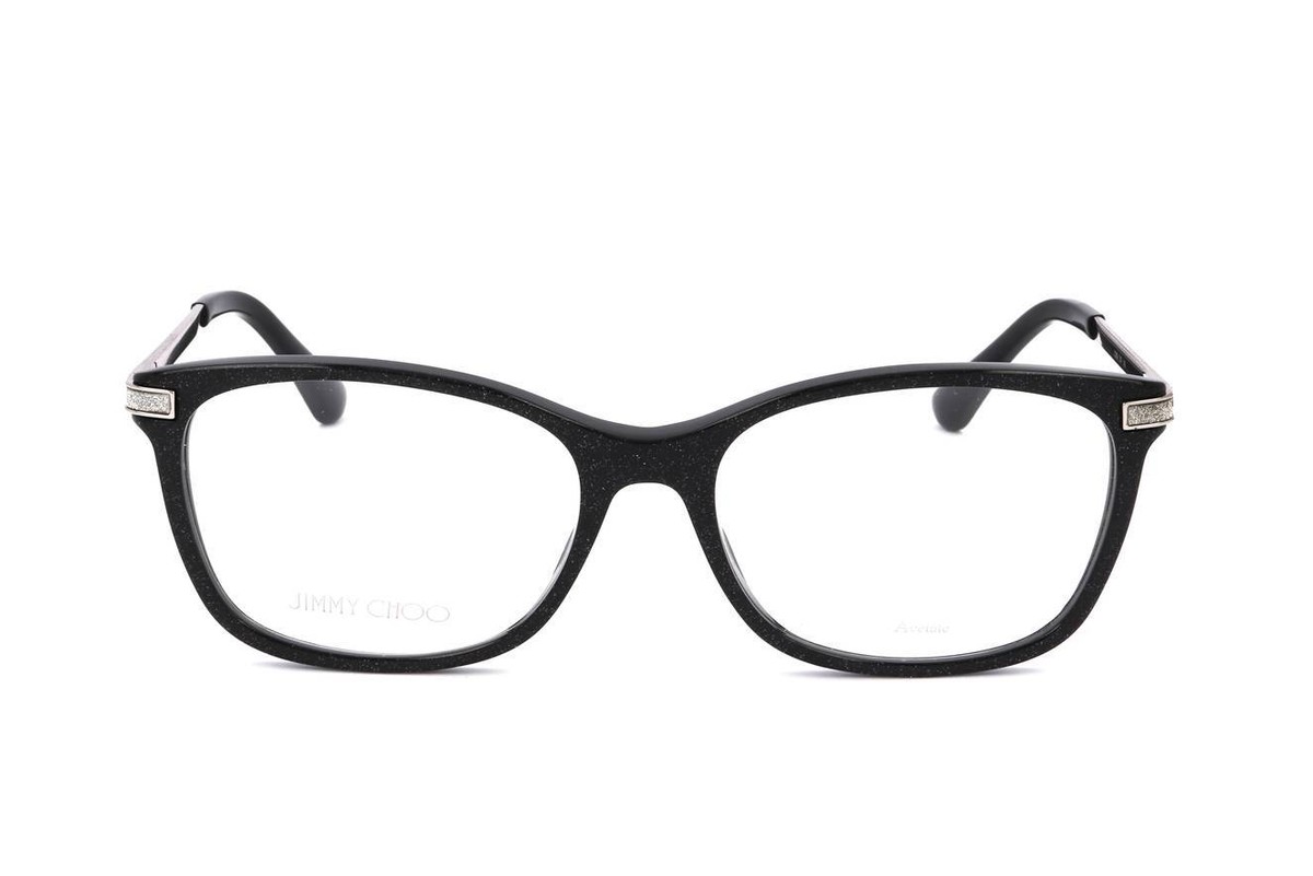 Jimmy Choo JC269 DXF GLITTER BLACK 54/17/145 Women's Eyewear Jimmy Choo JC269 DXF GLITTER BLACK 54/17/145 Women's Eyewear