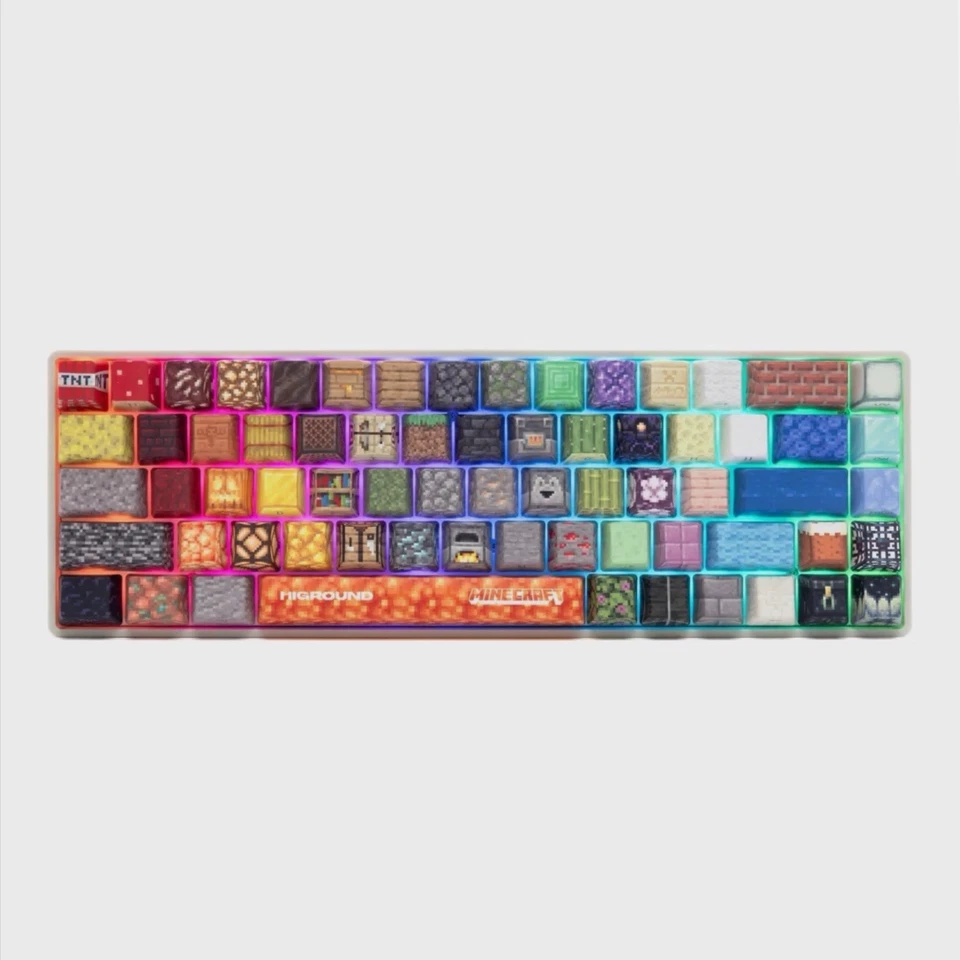 HIGROUND x Minecraft Blocky Keyboard OpenBox Limited Edition Sold Out VERY RARE - Image 3 of 4