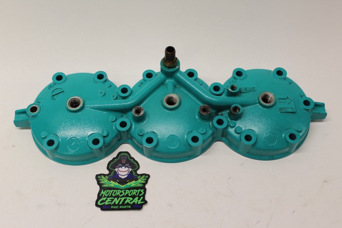 1995-2000 Kawasaki ZXI STX 900 Cylinder Head Fresh Water Green