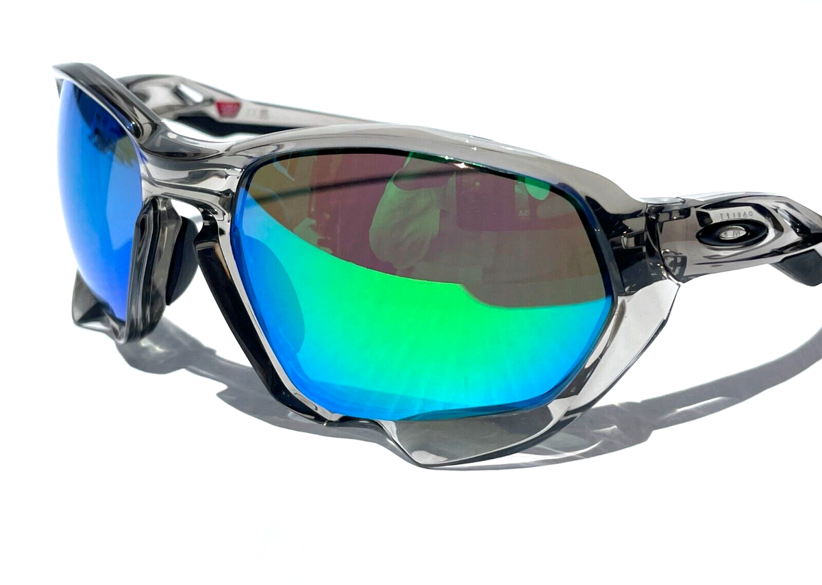 NEW Oakley PLAZMA Grey Smoke w POLARIZED Galaxy Jade Mirror NEW Oakley PLAZMA Grey Smoke w POLARIZED Galaxy Jade Mirror